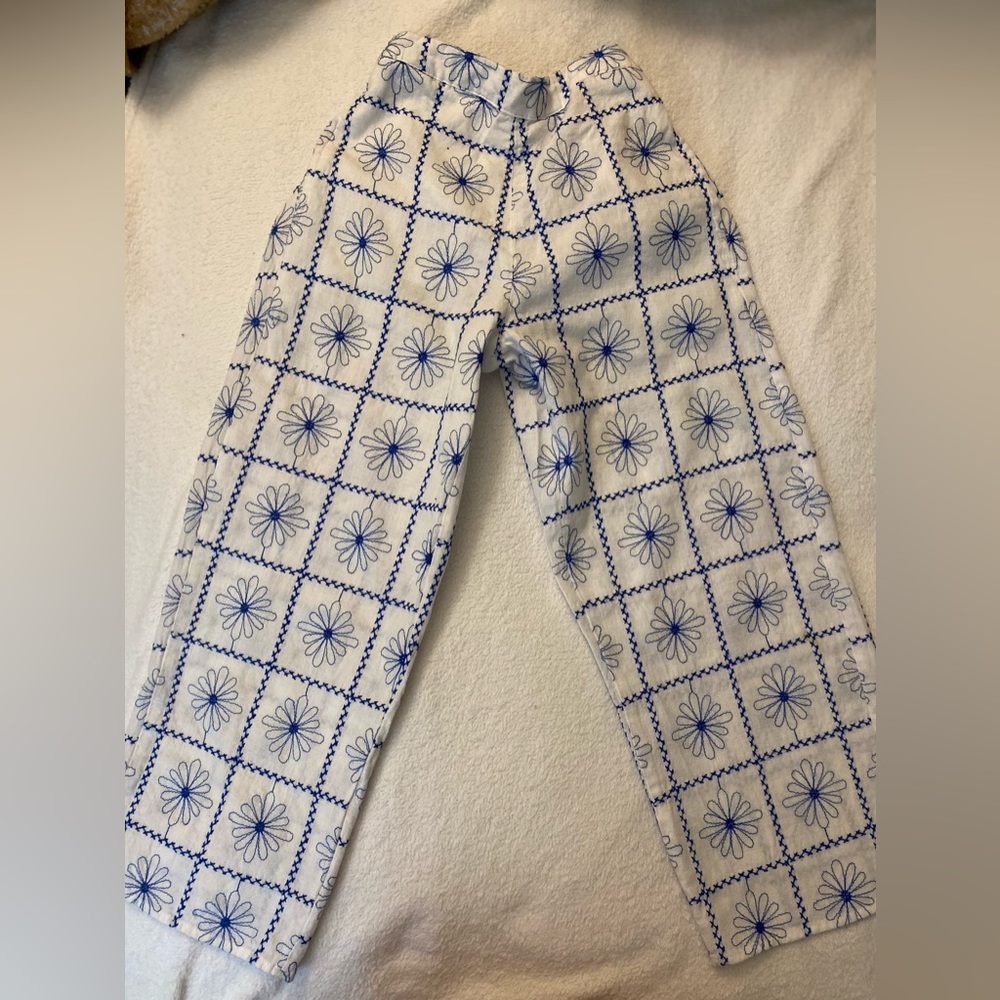 Zara pants 👖 with front pockets. Electric waistband